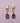 Purple & Pearl Dangle Earrings