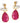 Sara (Ruby) Statement Earrings