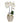 Double Orchid in Cream Finned Pot
