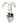 White Orchids in Ceramic Bird Pot