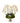 Orchid and Crystal in Large Silver Urn